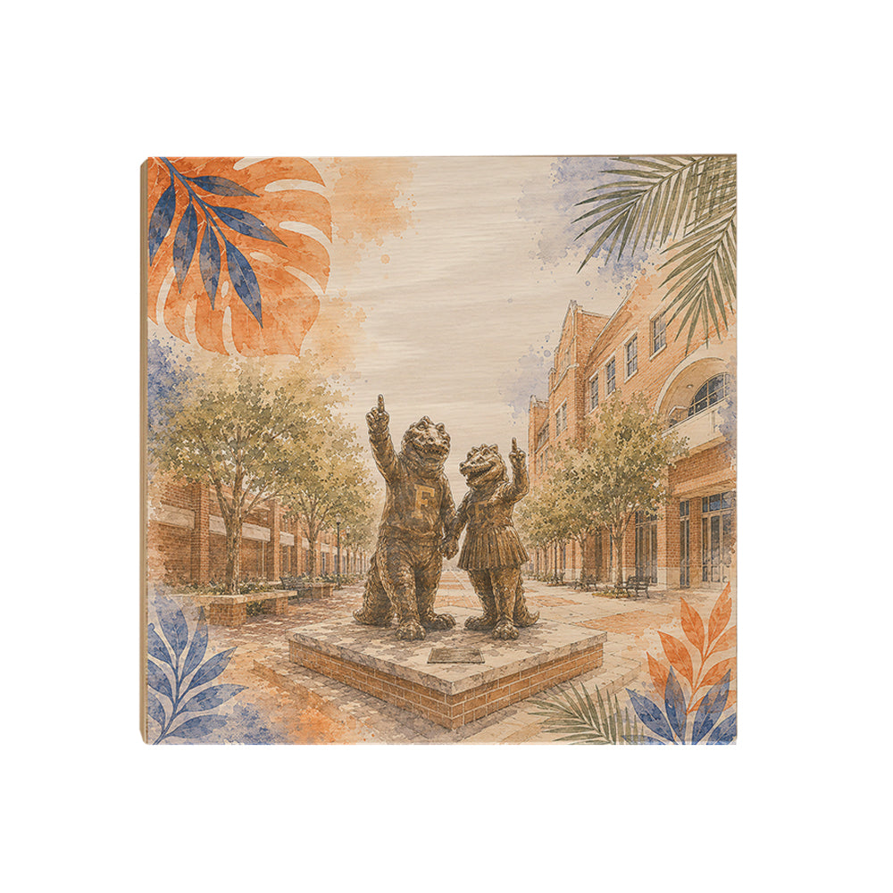 Florida Gators - Campus Mascot Statue - College Wall Art #Canvas