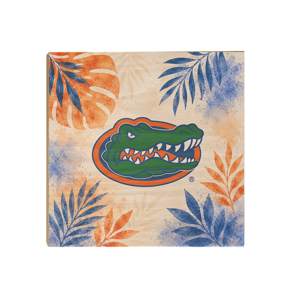 Florida Gators - Tropical Gator - College Wall Art #Canvas