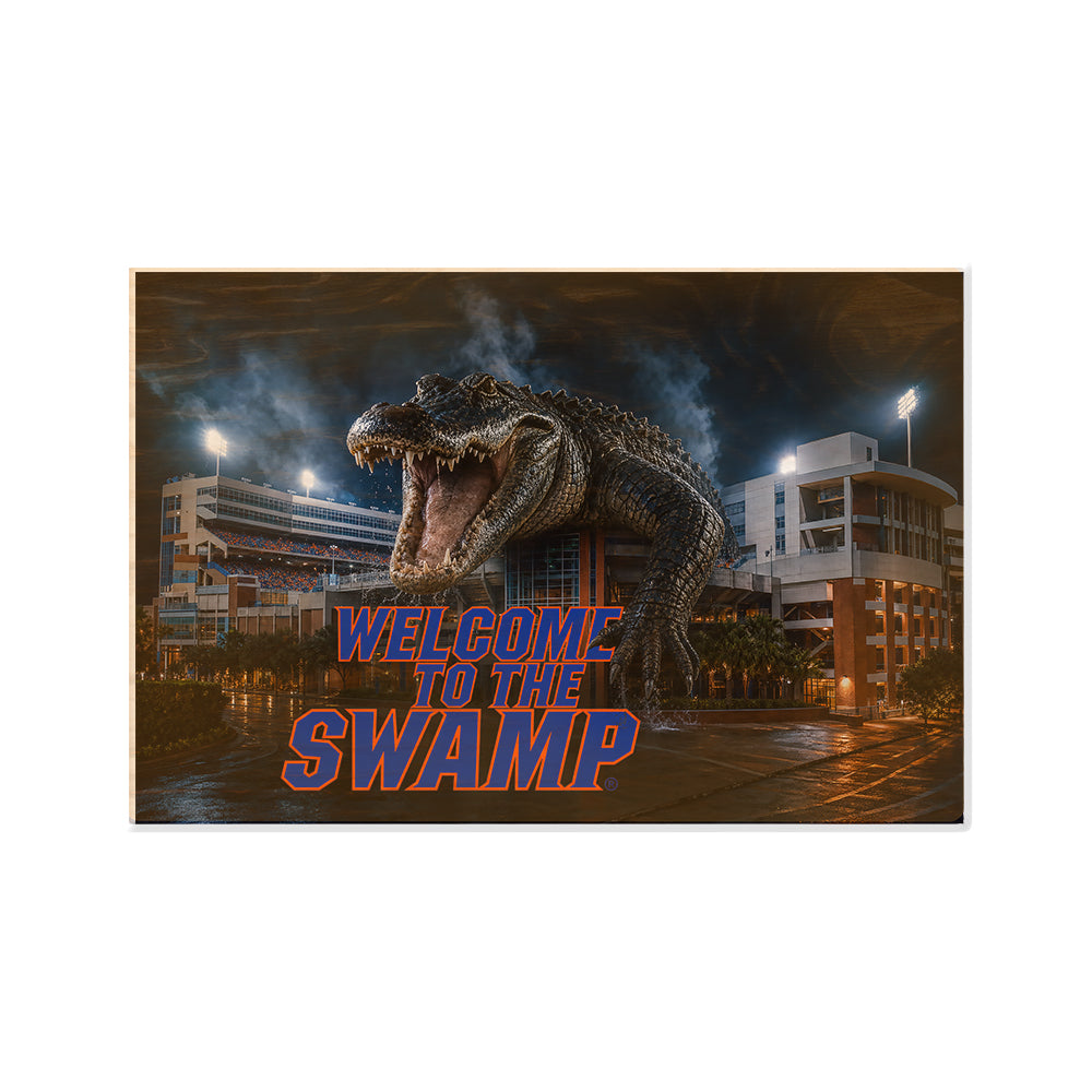 Florida Gators - Welcome to the Swamp - College Wall Art #Canvas