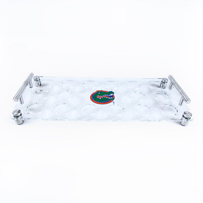 Florida Gators  - Gator Logo Acrylic Beverage and Hors d'oeuvres Tray