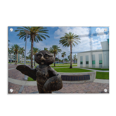 Florida Atlantic Owls - Welcome to Florida Atlantic - College Wall Art #Acrylic