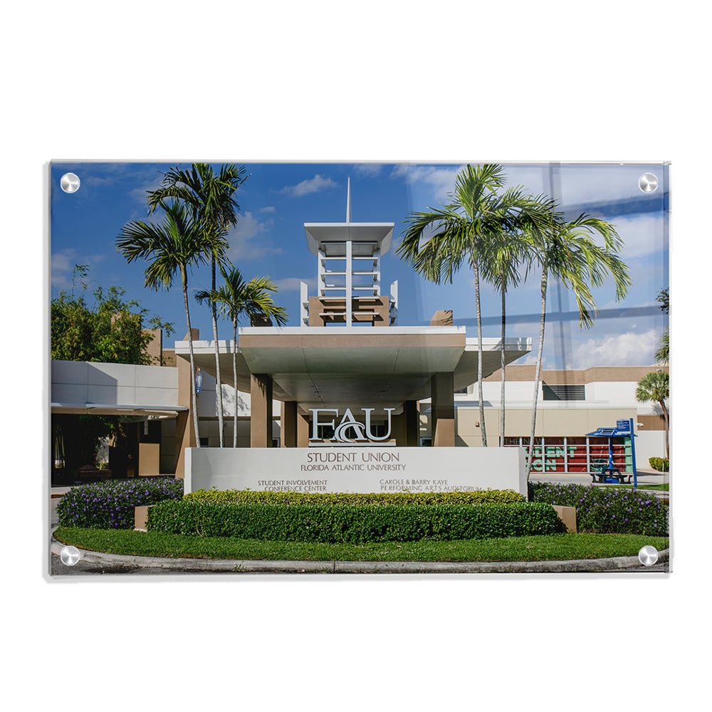 Florida Atlantic Owls - Student Union - College Wall Art #Canvas