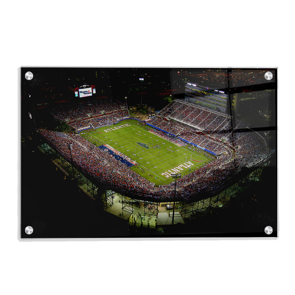Florida Atlantic Owls - FAU Stadium - College Wall Art #Canvas