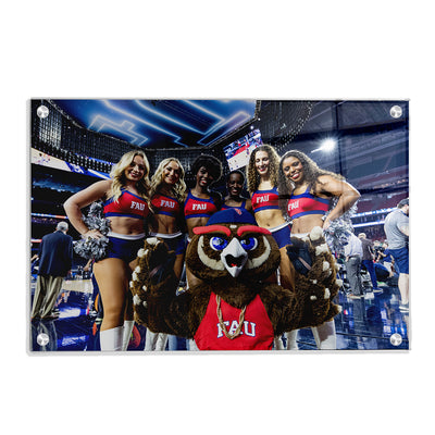 Florida Atlantic Owls - FAU Owl - College Wall Art #Acrylic