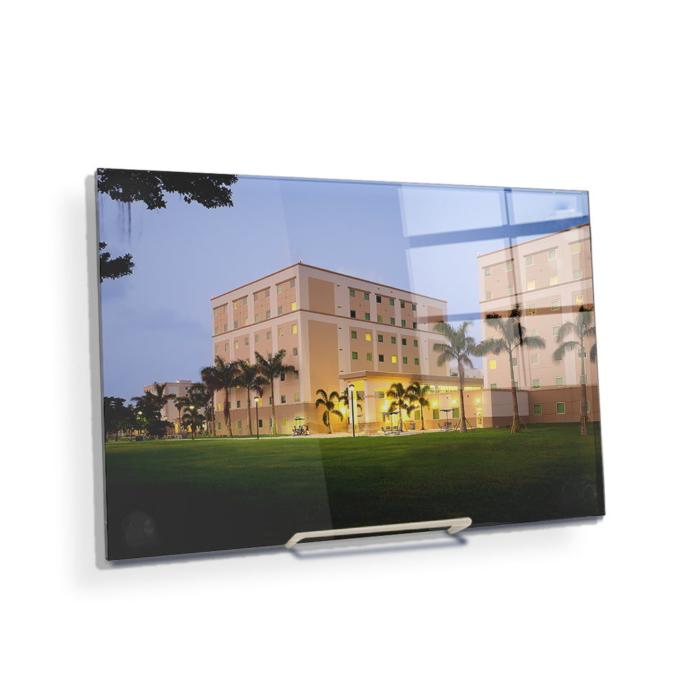 Florida Atlantic Owls - Tropical Campus - College Wall Art #Canvas