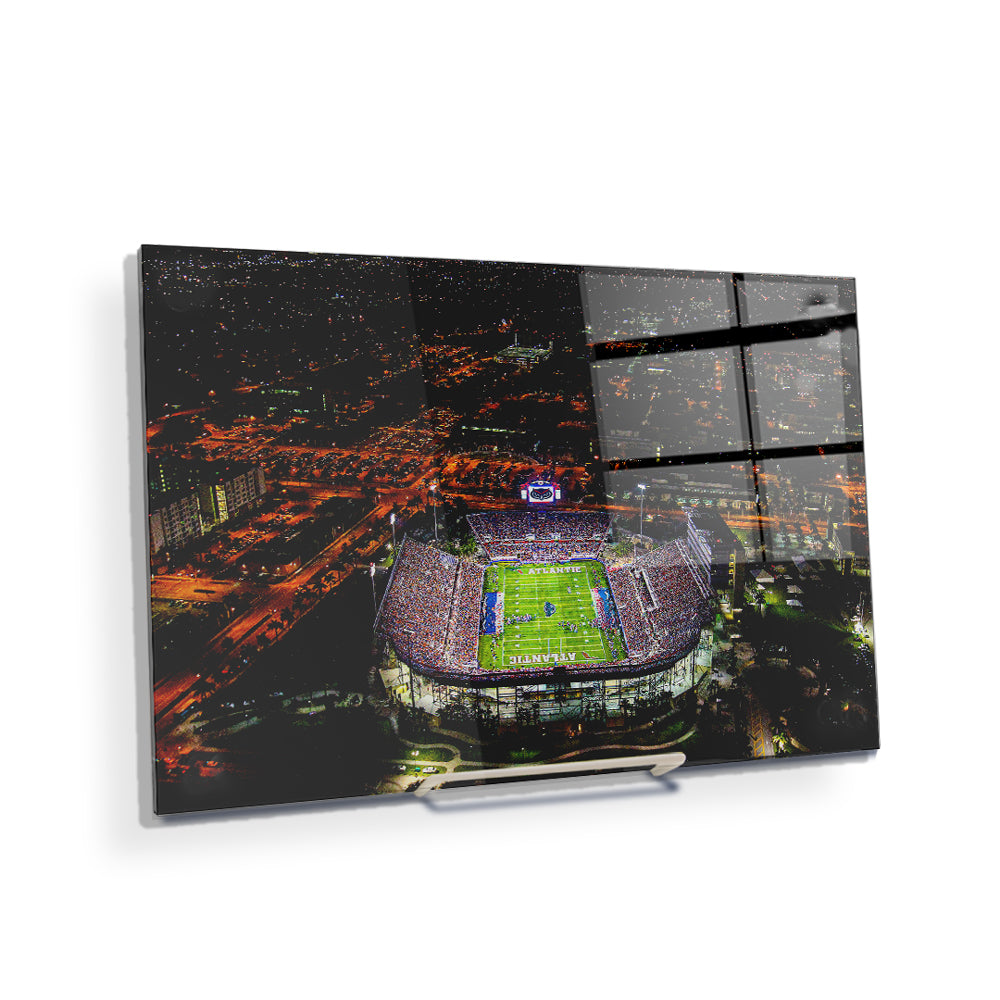 Florida Atlantic Owls - FAU Stadium Aerial - College Wall Art #Canvas
