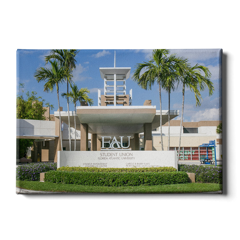 Florida Atlantic Owls - Student Union - College Wall Art #Canvas