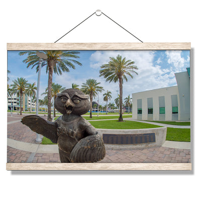 Florida Atlantic Owls - Welcome to Florida Atlantic - College Wall Art #Hanging Canvas