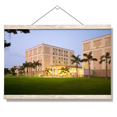 Florida Atlantic Owls - Tropical Campus - College Wall Art #Hanging Canvas