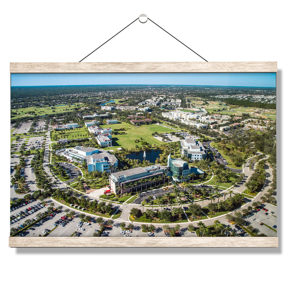 Florida Atlantic Owls - Florida Atlantic Aerial - College Wall Art #Canvas