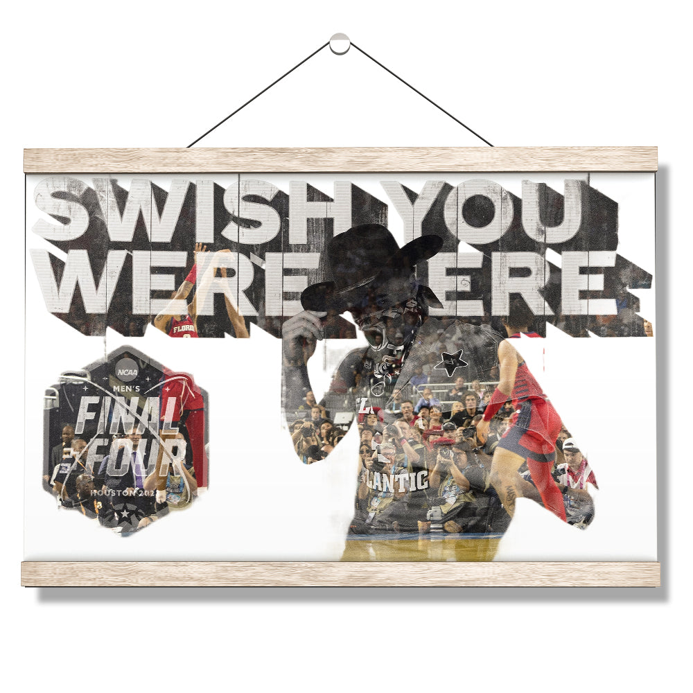 Florida Atlantic Owls - Swish You Were Here Double Exposure - College Wall Art #Canvas