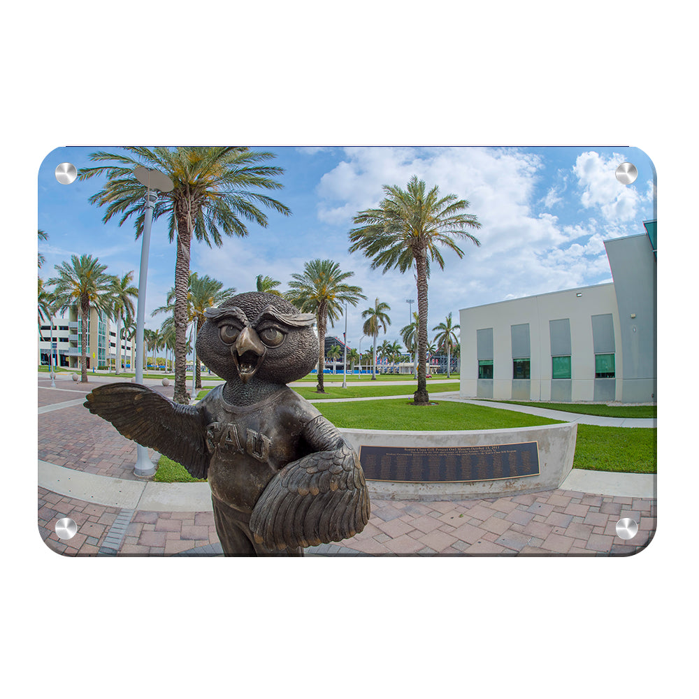 Florida Atlantic Owls - Welcome to Florida Atlantic - College Wall Art #Canvas