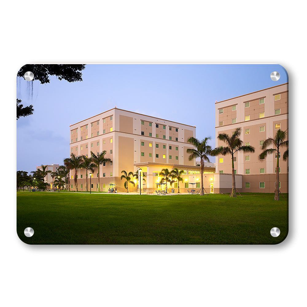 Florida Atlantic Owls - Tropical Campus - College Wall Art #Canvas