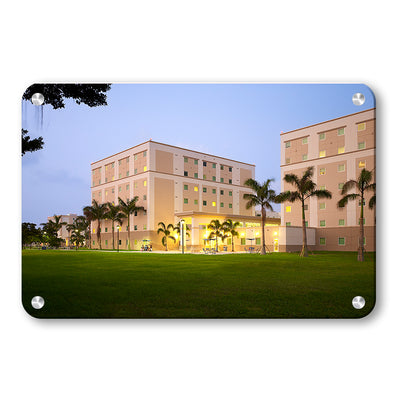 Florida Atlantic Owls - Tropical Campus - College Wall Art #Metal