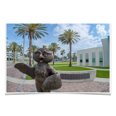 Florida Atlantic Owls - Welcome to Florida Atlantic - College Wall Art #Poster