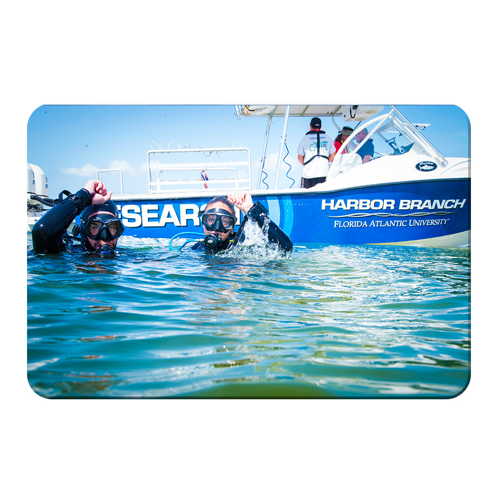 Florida Atlantic Owls - Harbor Branch Research - College Wall Art #Canvas