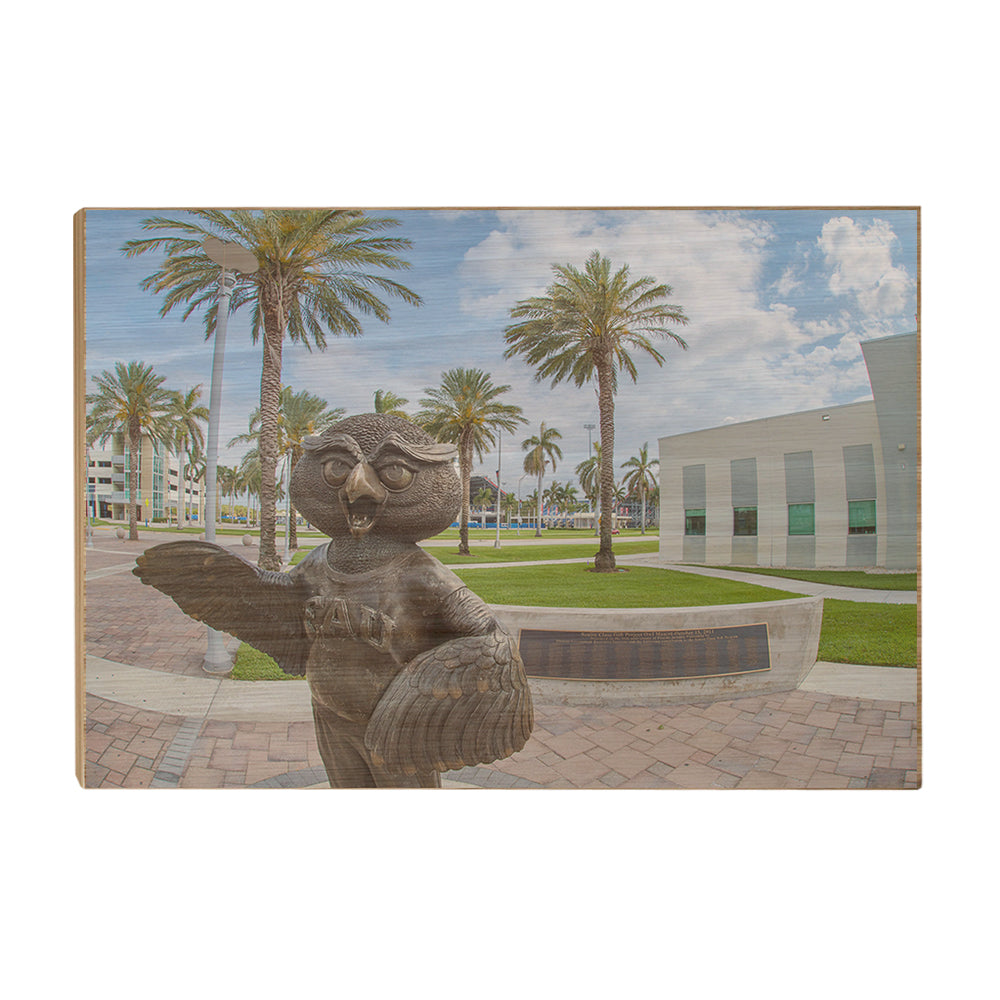 Florida Atlantic Owls - Welcome to Florida Atlantic - College Wall Art #Canvas