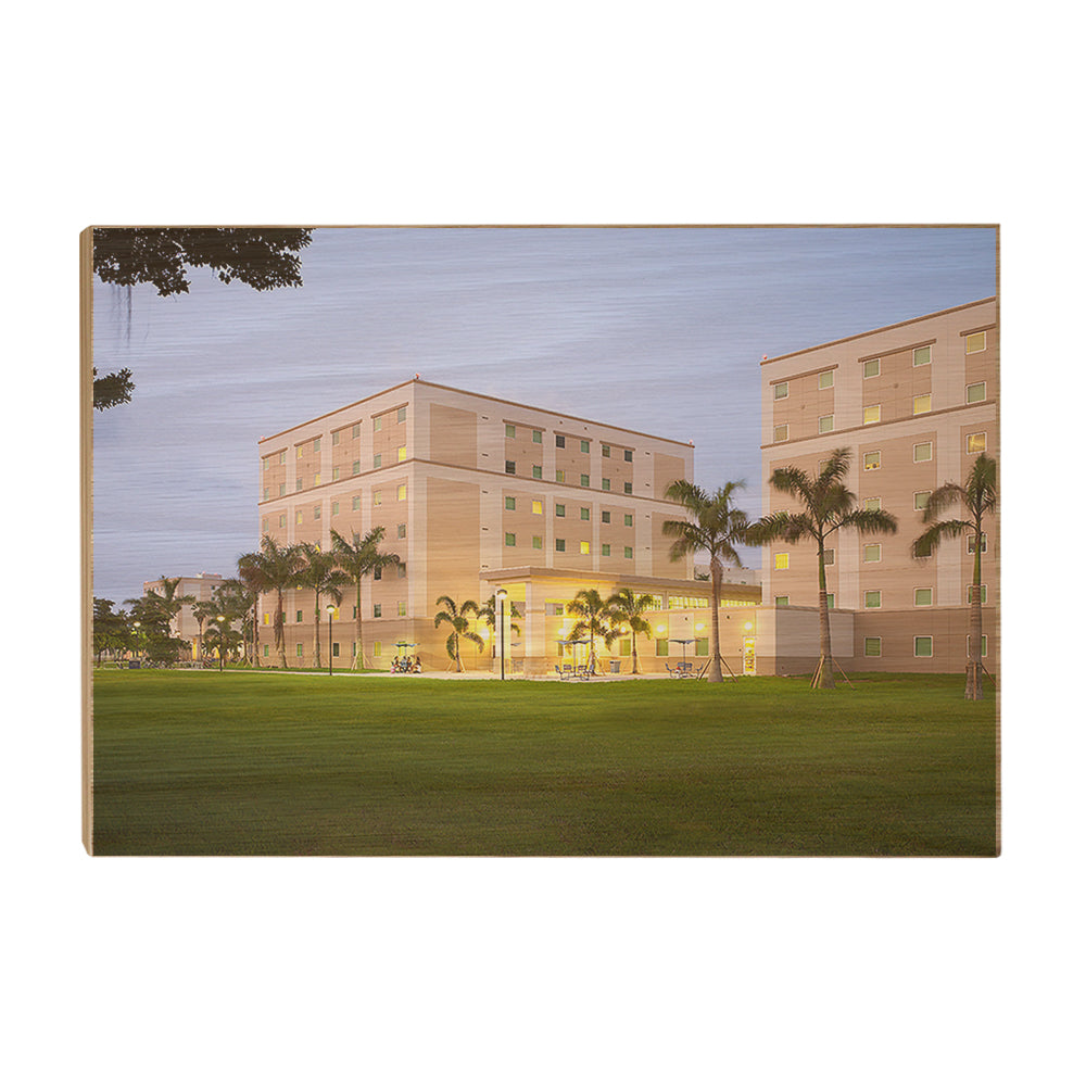 Florida Atlantic Owls - Tropical Campus - College Wall Art #Canvas