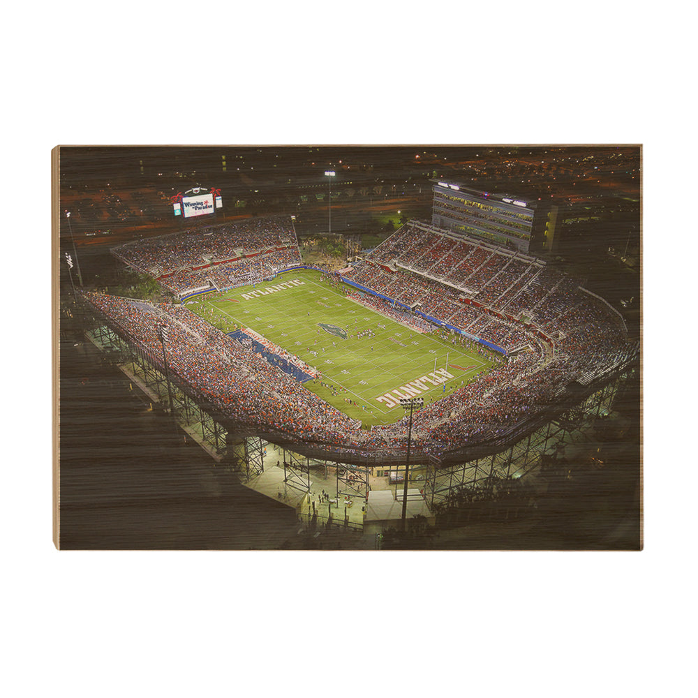 Florida Atlantic Owls - FAU Stadium - College Wall Art #Canvas