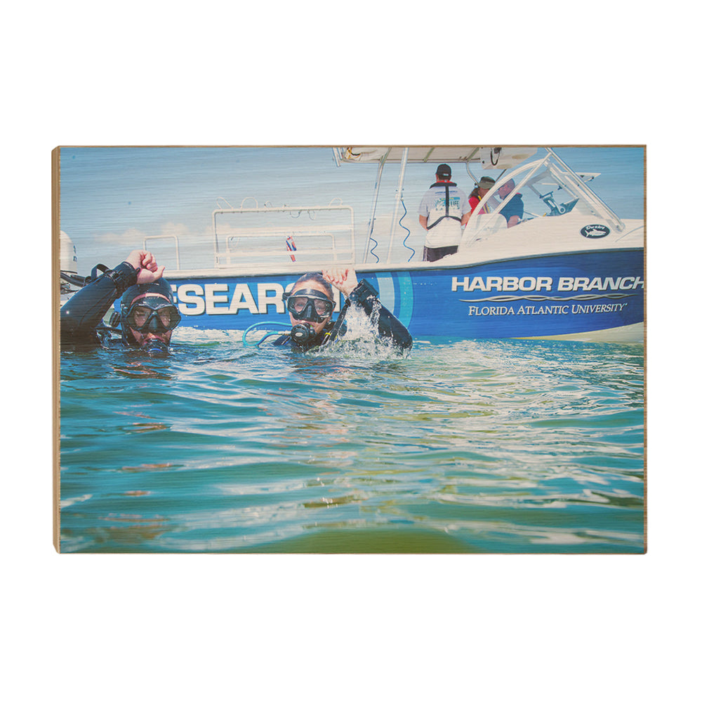 Florida Atlantic Owls - Harbor Branch Research - College Wall Art #Canvas
