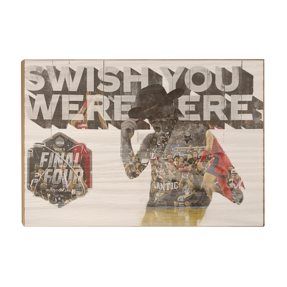 Florida Atlantic Owls - Swish You Were Here Double Exposure - College Wall Art #Canvas