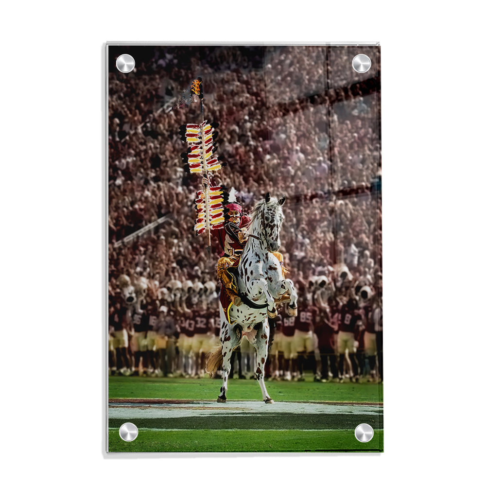 Florida State Seminoles - Chief Osceola Portrait - College Wall Art #Canvas