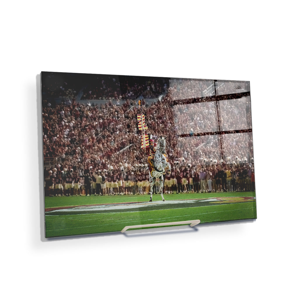 Florida State Seminoles - Chief Osceola Boom! - College Wall Art #Canvas