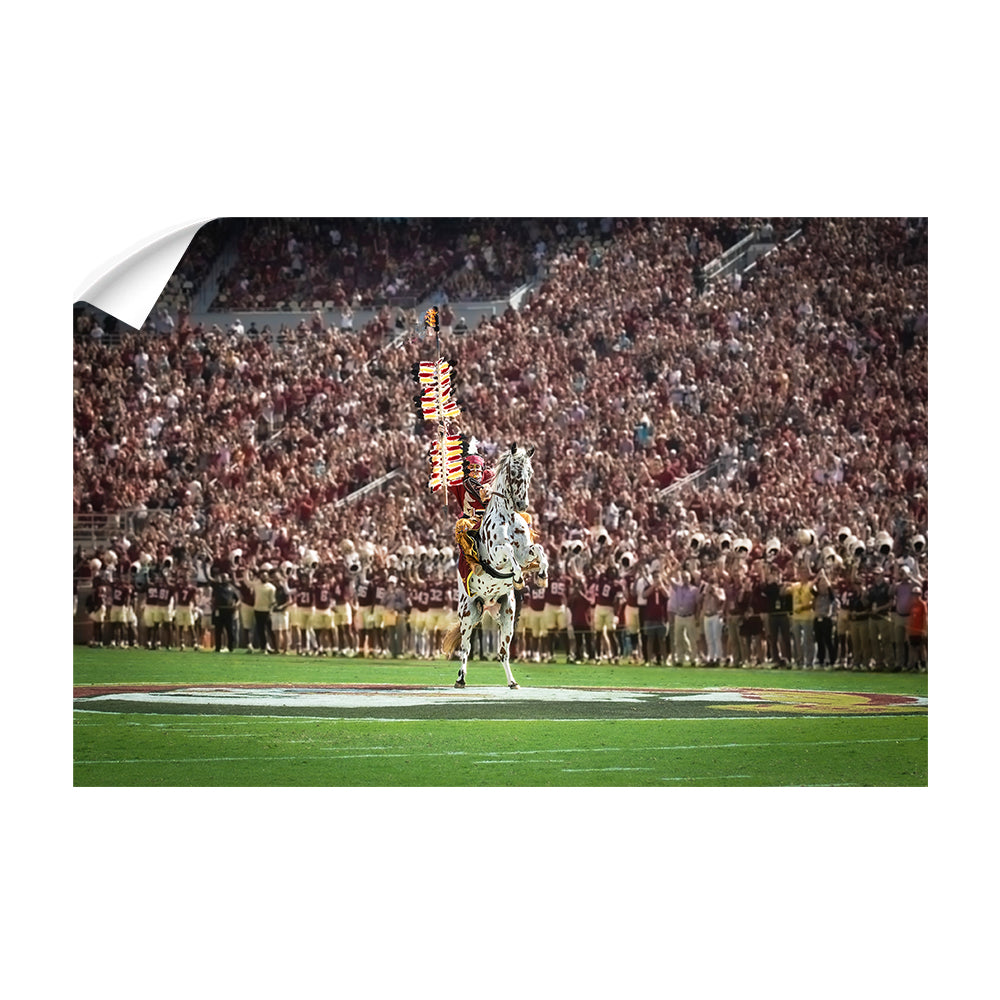 Florida State Seminoles - Chief Osceola Boom! - College Wall Art #Canvas