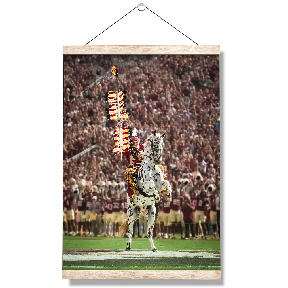 Florida State Seminoles - Chief Osceola Portrait - College Wall Art #Canvas