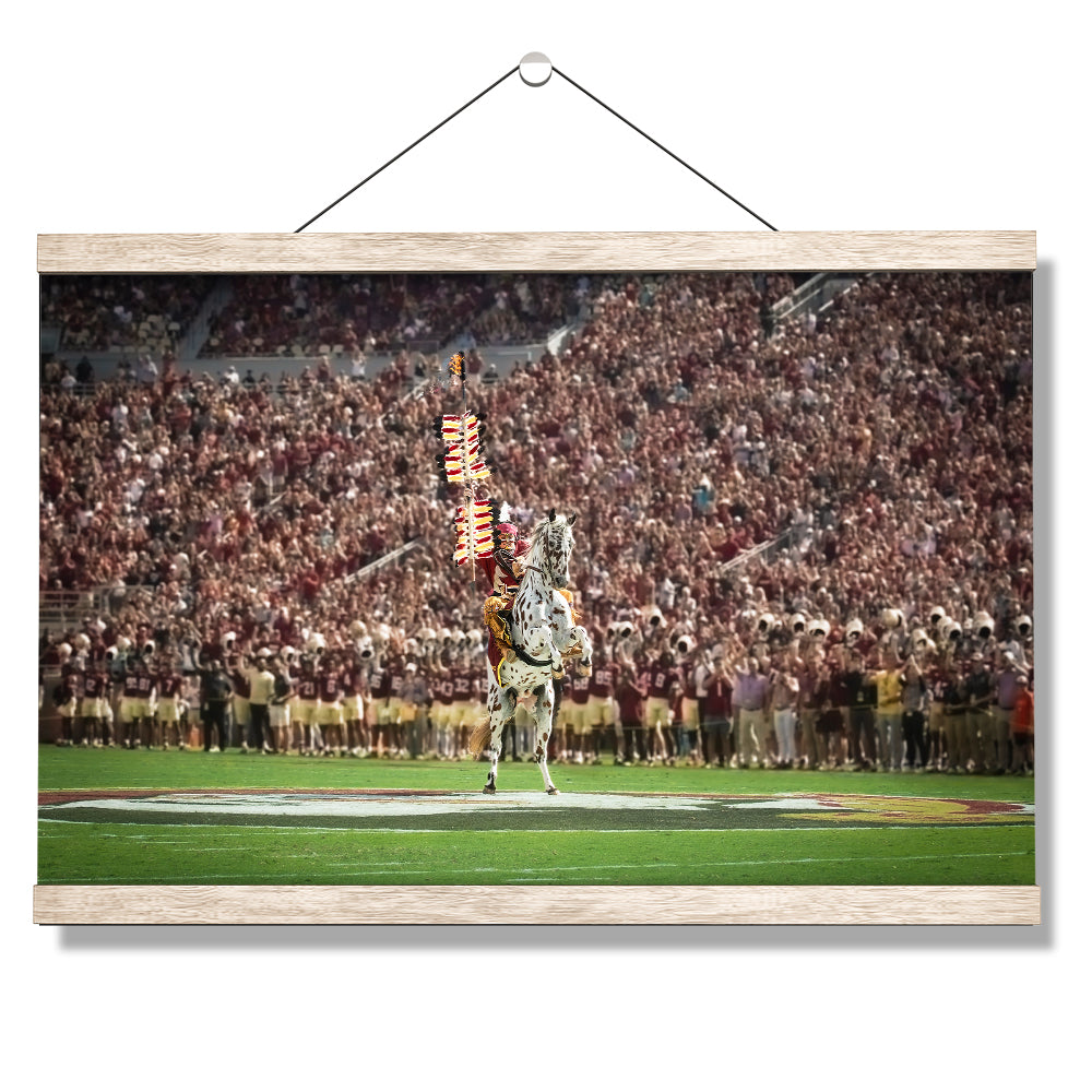 Florida State Seminoles - Chief Osceola Boom! - College Wall Art #Canvas