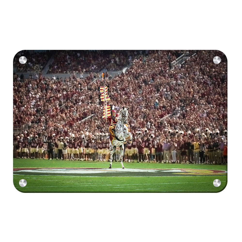 Florida State Seminoles - Chief Osceola Boom! - College Wall Art #Canvas