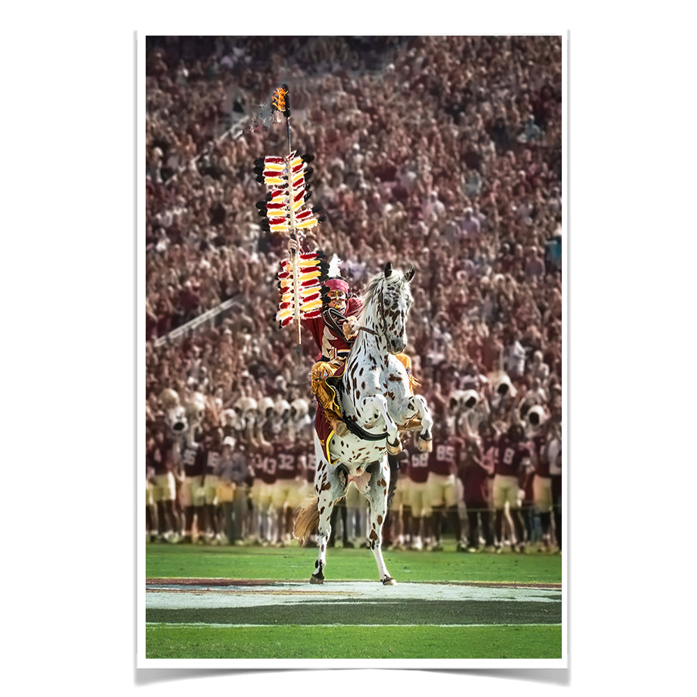 Florida State Seminoles - Chief Osceola Portrait - College Wall Art #Canvas