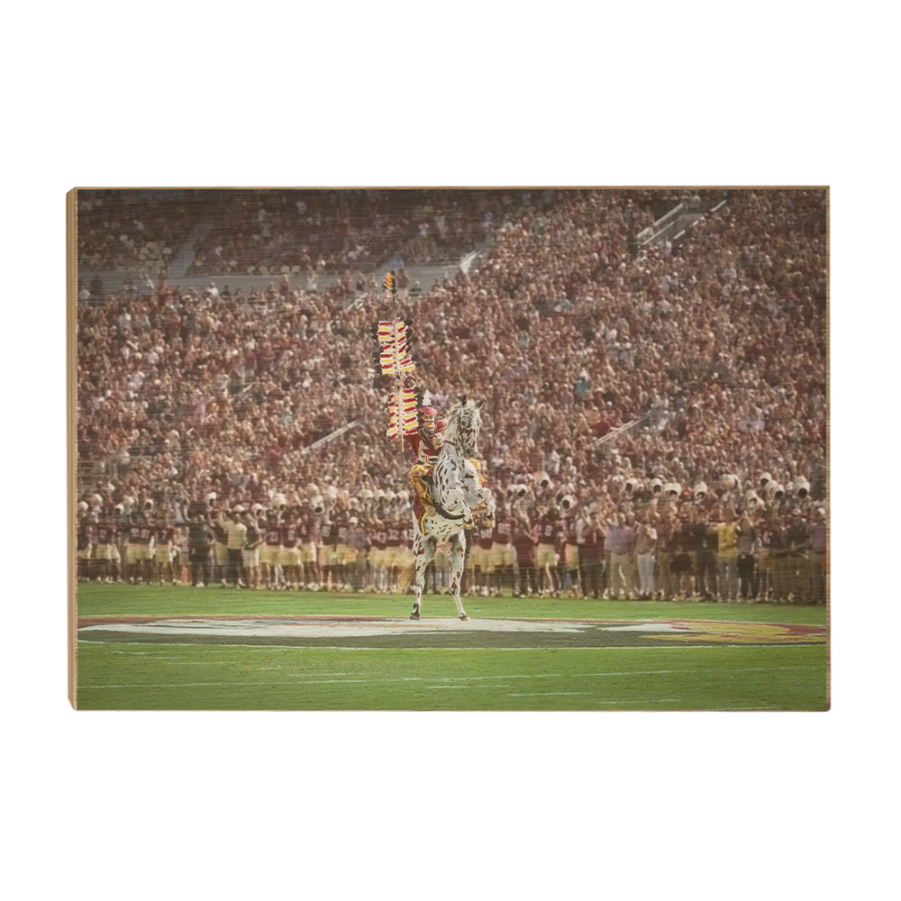 Florida State Seminoles - Chief Osceola Boom! - College Wall Art #Canvas
