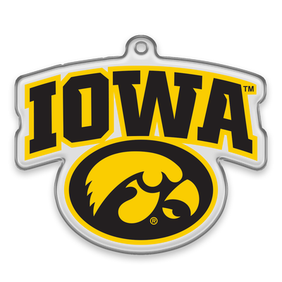 Iowa Hawkeyes - Iowa Hawkeyes Dimensional Ornament & Bag Tag