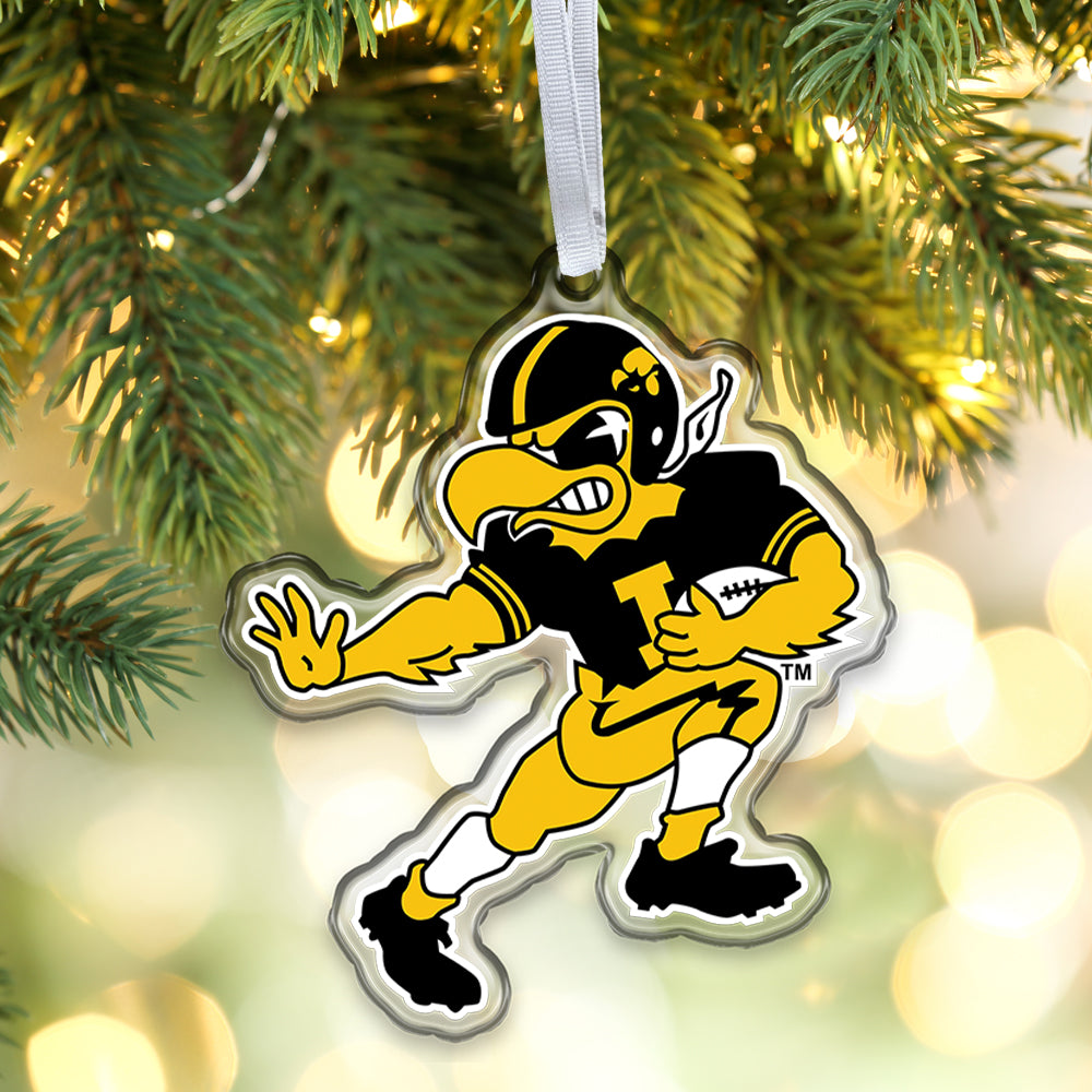 Iowa Hawkeyes - Ole Time Herky Ornament & Bag Tag