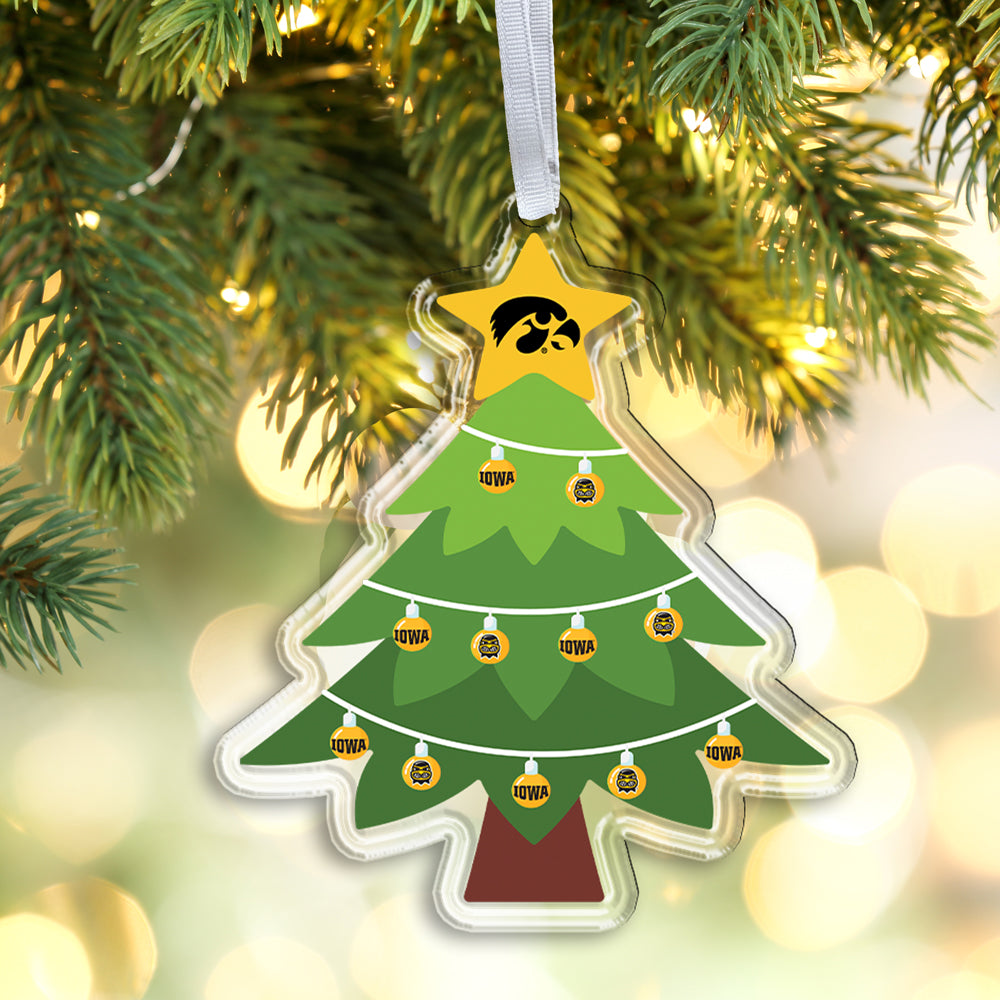 Iowa Hawkeyes - Iowa Hawkeyes Christmas Tree Ornament