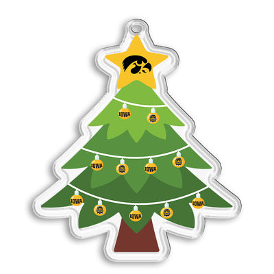 Iowa Hawkeyes - Iowa Hawkeyes Christmas Tree Ornament