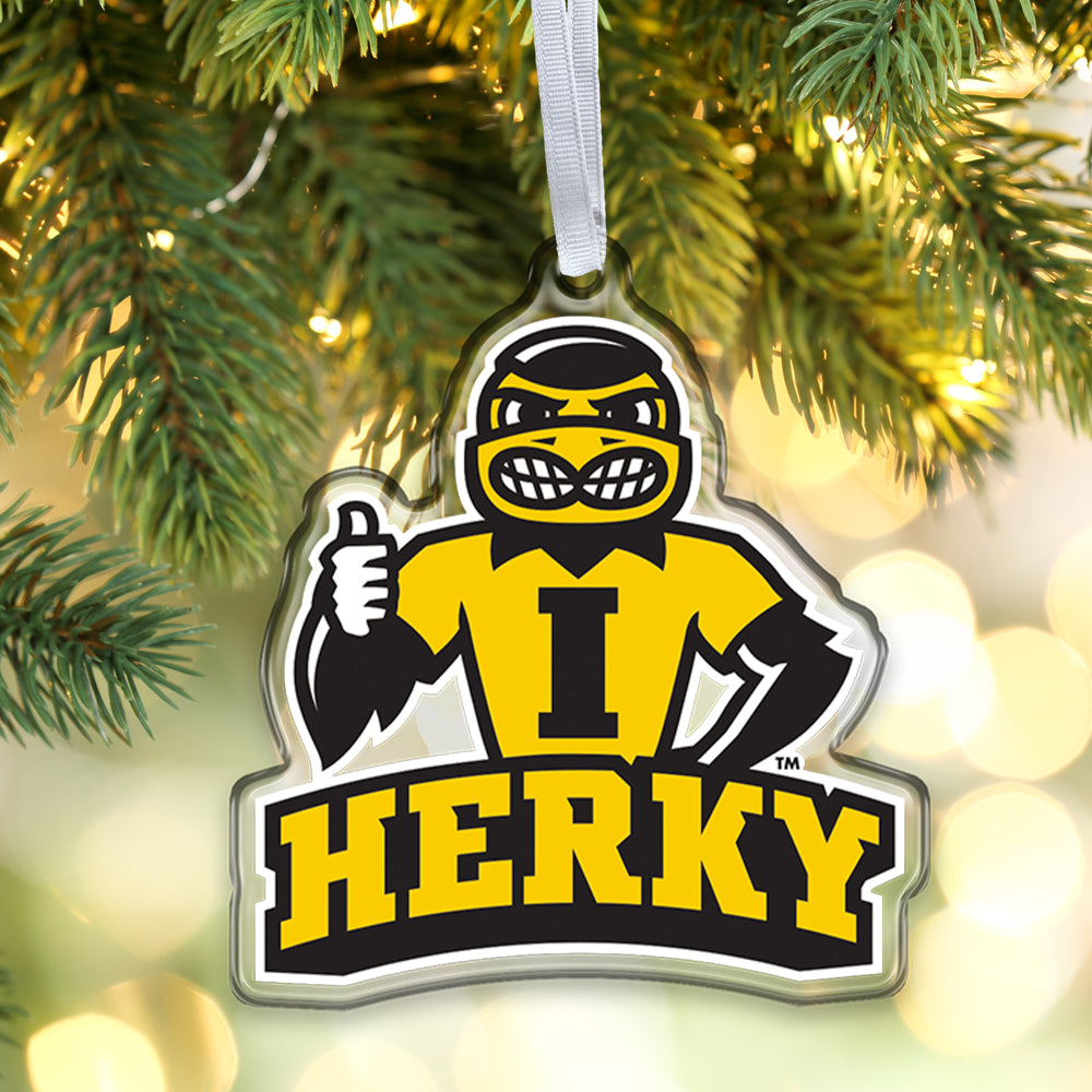 Iowa Hawkeyes - Herky Ornament & Bag Tag