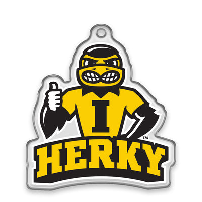 Iowa Hawkeyes - Herky Ornament & Bag Tag