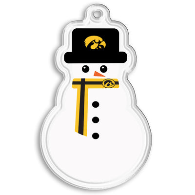 Iowa Hawkeyes - Iowa Hawkeyes Snowman Ornament