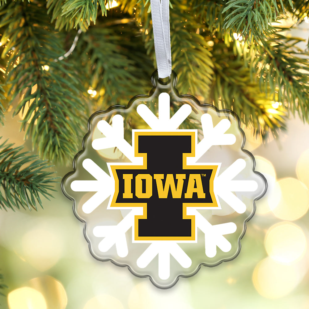 Iowa Hawkeyes - Iowa Snowflake Ornament