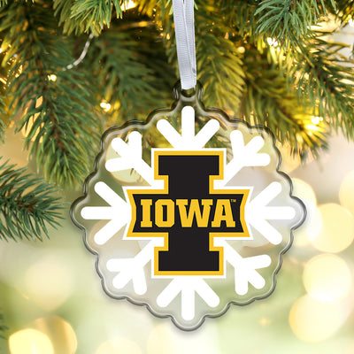 Iowa Hawkeyes - Iowa Snowflake Ornament