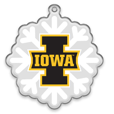 Iowa Hawkeyes - Iowa Snowflake Ornament