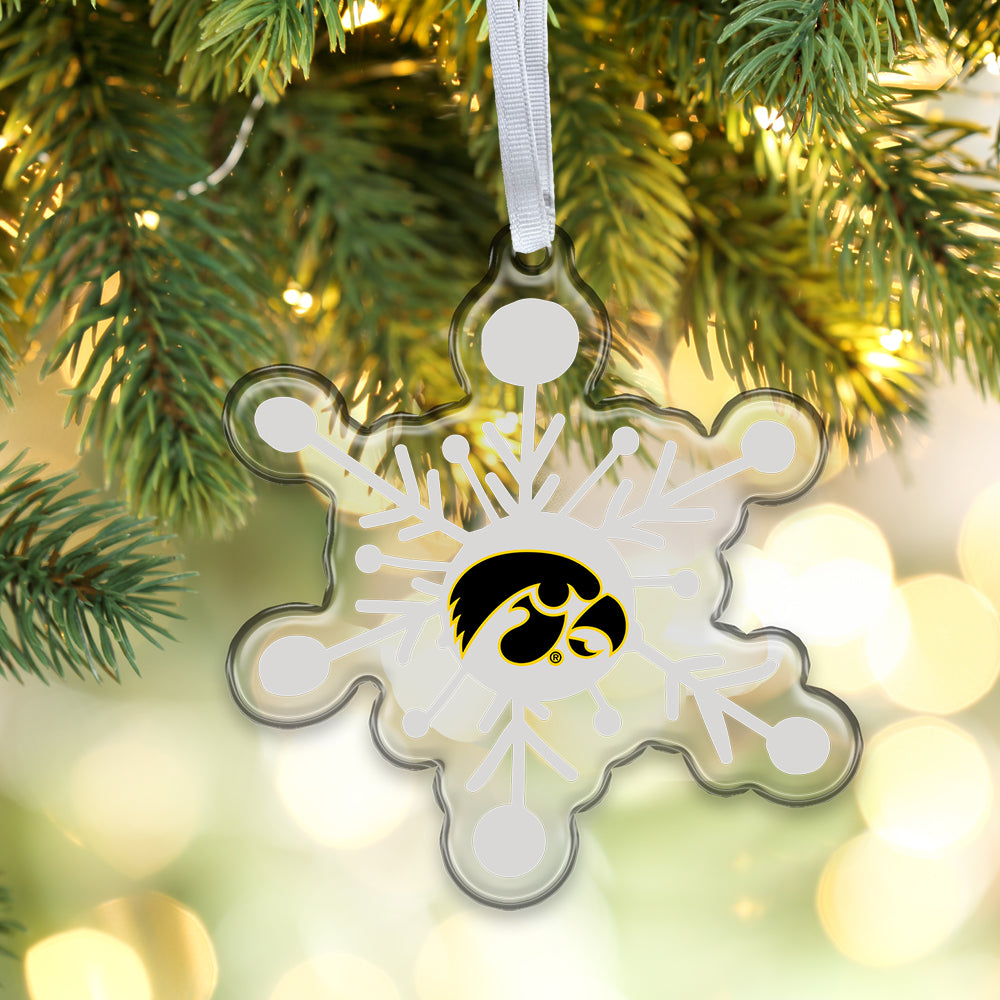 Iowa Hawkeyes - Iowa Hawkeyes Snowflake Ornament