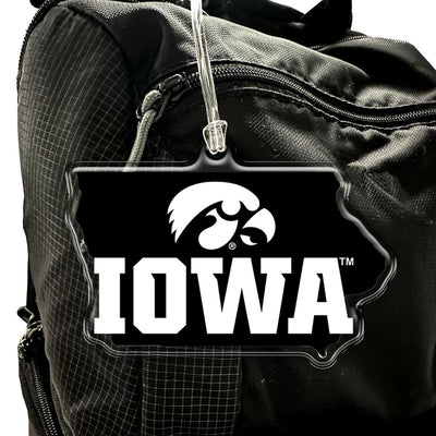 Iowa Hawkeyes - Iowa State Cutout Ornament & Bag Tag