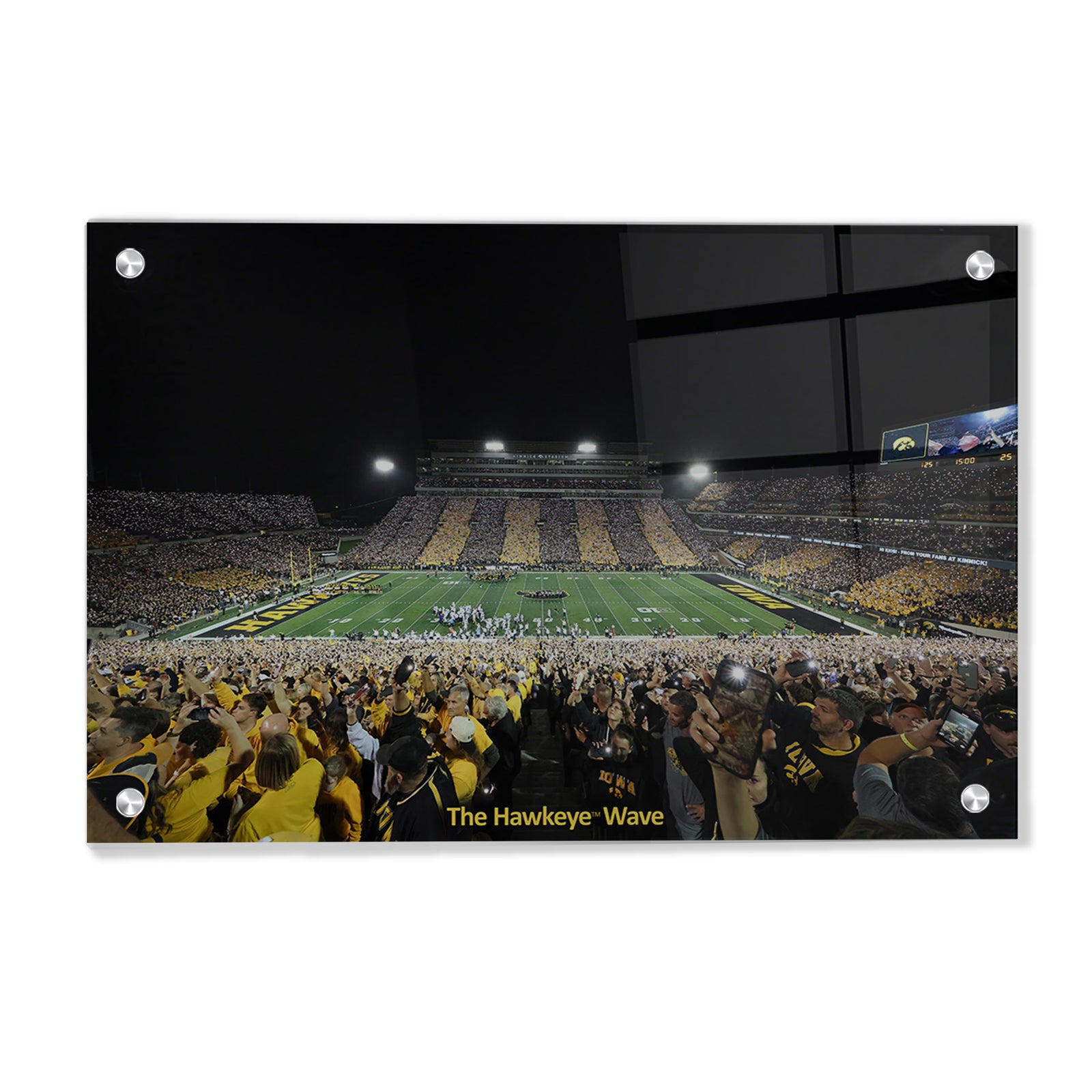 Iowa Hawkeyes - The Epic Hawkeye Wave - College Wall Art #Canvas