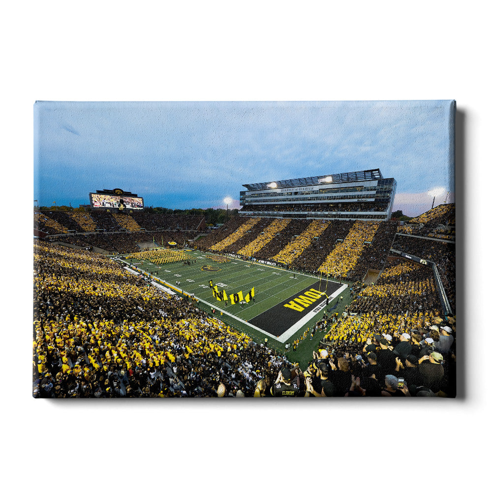 Iowa Hawkeyes - Iowa Hawkeyes Grand Entrance - College Wall Art #Canvas