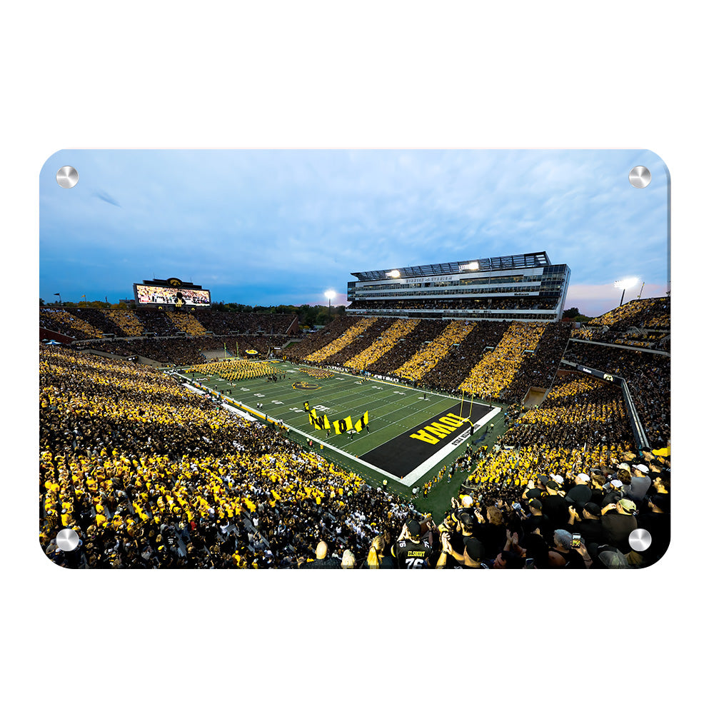 Iowa Hawkeyes - Iowa Hawkeyes Grand Entrance - College Wall Art #Canvas