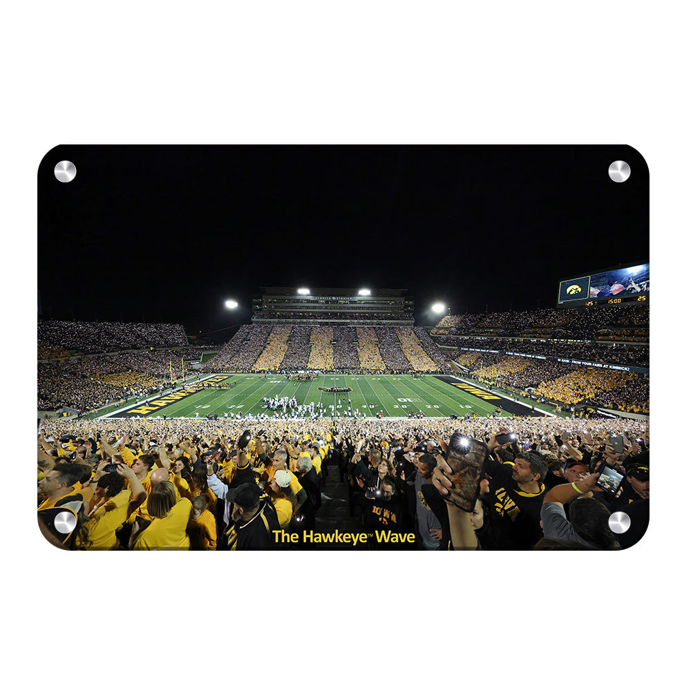 Iowa Hawkeyes - The Epic Hawkeye Wave - College Wall Art #Canvas