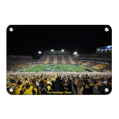 Iowa Hawkeyes - The Epic Hawkeye Wave - College Wall Art #Metal